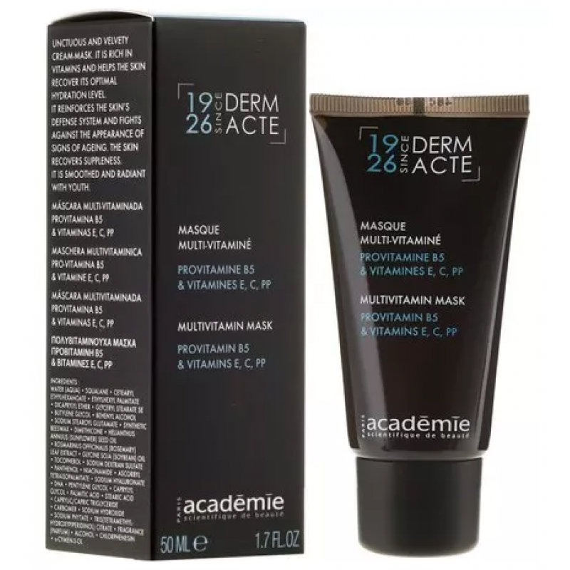 Мультивітамінна маска для обличчя - Academie Masque Multi-Vitamine Provitamine 50 мл Мультивітамінна маска для обличчя - Academie Masque Multi-Vitamine Provitamine 50 мл