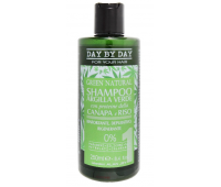 Шампунь із зеленою глиною, протеїнами конопель та рису безсульфатний Alan Jey Green Natural Argilla Verde Con Proteine Della Canapa E Riso, 250 мл