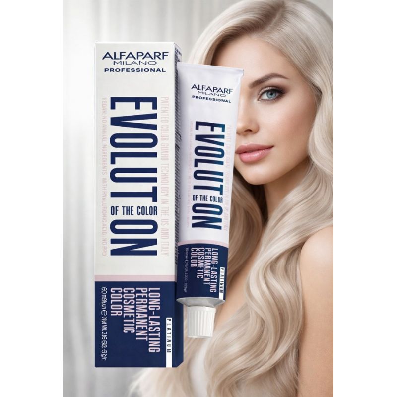 Alfaparf Milano Evolution Стійка фарба для волосся 10 - 11 рівень (Італія) Палітра Alfaparf Milano Evolution 60 мл
