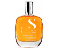 Олія для кучерявого волосся MULTI-BENEFIT ALFAPARF milano Semi Di Lino CURLS, 100 мл