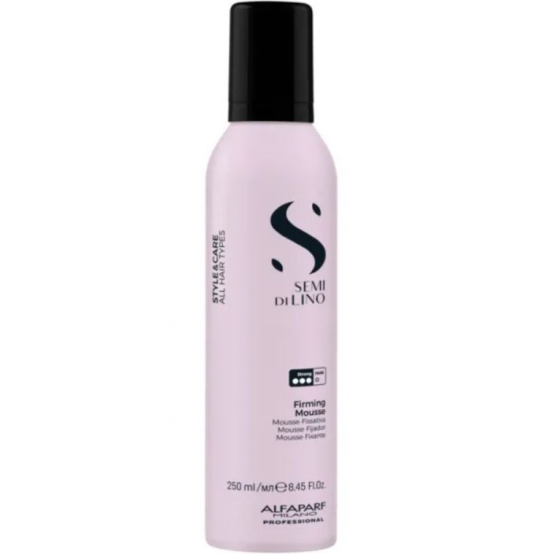 Зміцнювальний мус для волосся Alfaparf Semi Di Lino Style & Care Firming Mousse 250 мл Зміцнювальний мус для волосся Alfaparf Semi Di Lino Style & Care Firming Mousse 250 мл