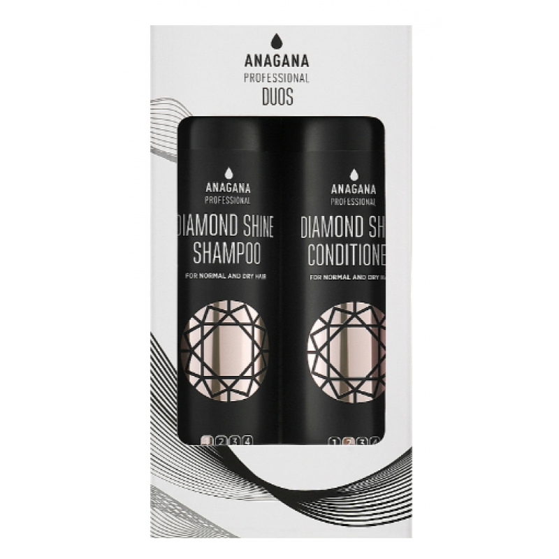 Набір Діамантовий блиск для всіх типів волосся Anagana Professional Diamond Shine Duos Набір Діамантовий блиск для всіх типів волосся Anagana Professional Diamond Shine Duos