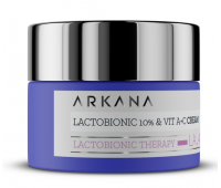 Крем з лактобіоновою кислотою вітамінами А та С Arkana Lactobionic 10% vit A and C 50 мл Крем з лактобіоновою кислотою вітамінами А та С Arkana Lactobionic 10% vit A and C 50 мл