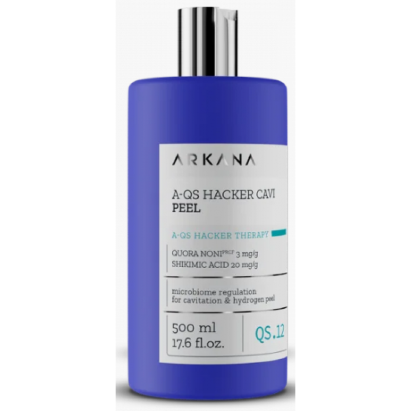 Засіб для пілінгу кавітації Arkana A-QS Hacker Cavi Peel, 500 мл Засіб для пілінгу кавітації Arkana A-QS Hacker Cavi Peel, 500 мл