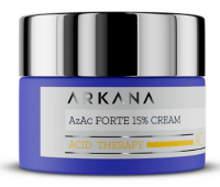 Дерматологічний крем на основі 10% азелаїнової кислоти та 5% азелогліцину Arkana AzAc Forte 15% Cream, 50 мл Дерматологічний крем на основі 10% азелаїнової кислоти та 5% азелогліцину Arkana AzAc Forte 15% Cream, 50 мл