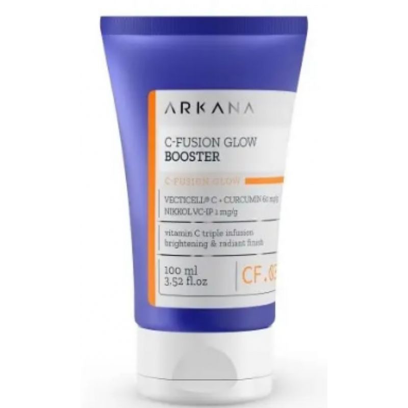 Концентрований вітамінний крем - бустер з високою дозою вітаміну С Arkana C-Fusion Glow Booster 100 мл Концентрований вітамінний крем - бустер з високою дозою вітаміну С Arkana C-Fusion Glow Booster 100 мл