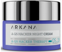 Нічний крем для жирної шкіри обличчя Arkana A-QS Hacker Night Cream, 50 мл