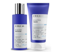 Професійний набір з ефектом водневого чищення Arkana HActive MaskH Active Booster, 125 мл та 75 мл Професійний набір з ефектом водневого чищення Arkana HActive MaskH Active Booster, 125 мл та 75 мл
