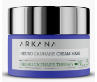 Крем-маска, що відновлює, для гіперчутливої шкіри Arkana Neuro Cannabis Cream-Mask, 50 мл Крем-маска, що відновлює, для гіперчутливої шкіри Arkana Neuro Cannabis Cream-Mask, 50 мл