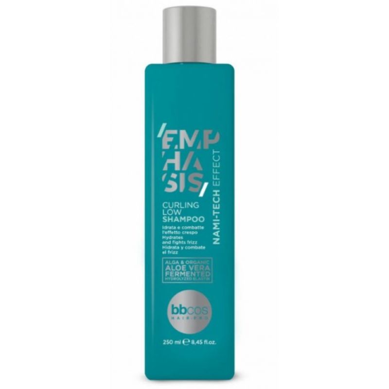 Шампунь для кучерявого волосся BBcos Emphasis Nami-Tech Curling Low Shampoo 250 мл Шампунь для кучерявого волосся BBcos Emphasis Nami-Tech Curling Low Shampoo 250 мл