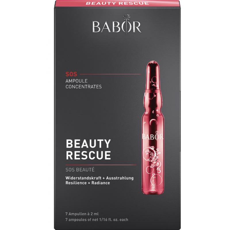 Ампули Бьюті Рескью Потрійний Ефект Babor Beauty Rescue, 7 шт по 2 мл Ампули Бьюті Рескью Потрійний Ефект Babor Beauty Rescue, 7 шт по 2 мл