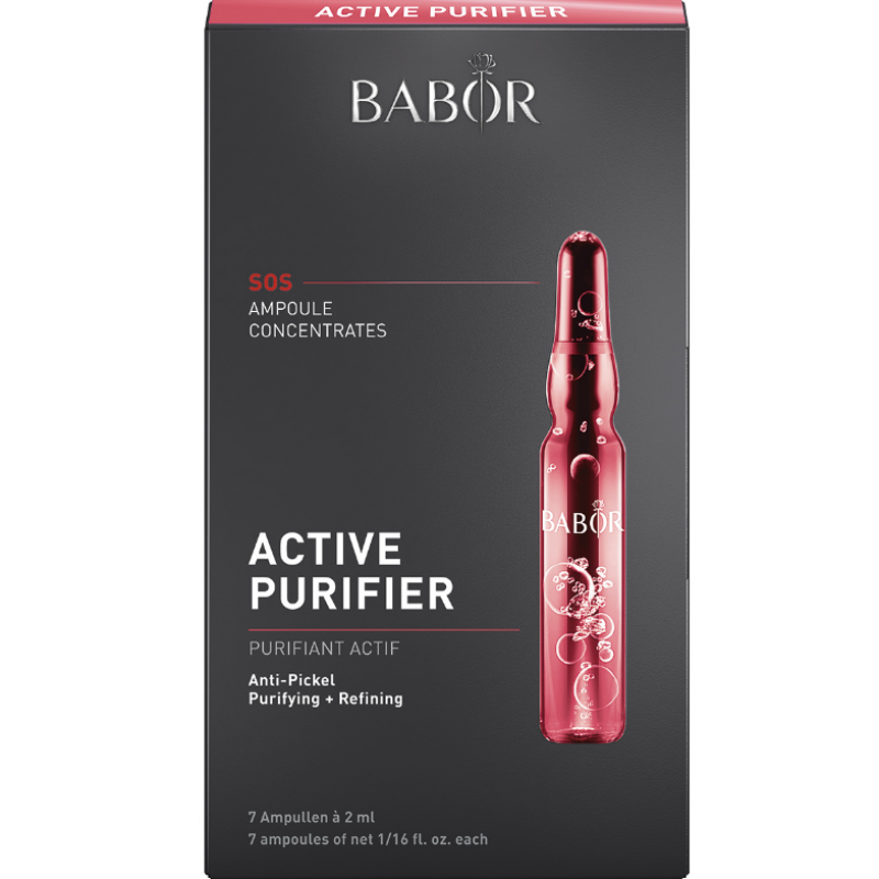 Ампули для проблемної шкіри Ампули Пьюа Babor Active Purifier, 7 шт по 2 мл Ампули для проблемної шкіри Ампули Пьюа Babor Active Purifier, 7 шт по 2 мл