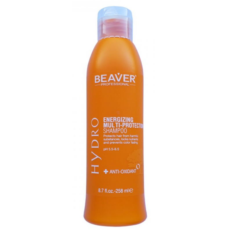 Тонізуючий мультизахисний шампунь з УФ-фільтром BEAVER Hydro Energizing Multi-Protection Shampoo Тонізуючий мультизахисний шампунь з УФ-фільтром BEAVER Hydro Energizing Multi-Protection Shampoo