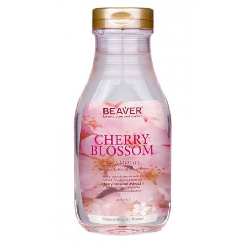 Шампунь для щоденного використання з екстрактом квітів Сакури Beaver Cherry Blossom Shampoo Шампунь для щоденного використання з екстрактом квітів Сакури Beaver Cherry Blossom Shampoo
