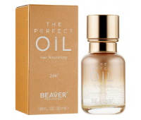 Олія для волосся парфумована для живлення, розгладження та блиску Beaver Professional Expert Hydro The Perfect Oil Hair Nourishing 24K, 50 мл Олія для волосся парфумована для живлення, розгладження та блиску Beaver Professional Expert Hydro The Perfect Oil Hair Nourishing 24K, 50 мл