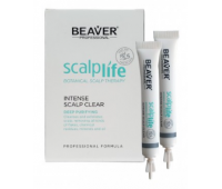 Пілінг для шкіри голови та волосся Beaver Professional scalplife botanical therapy intense scalp clear, 12 шт по 8 мл
