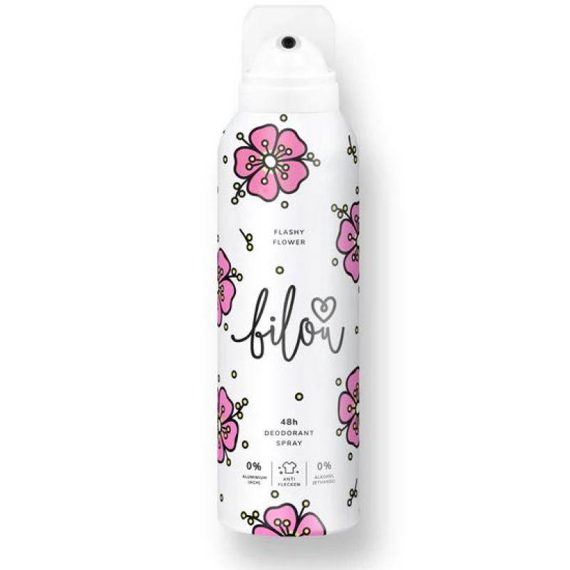Дезодорант - спрей Bilou Deodorant Spray Flashy Flower 150 мл Дезодорант - спрей Bilou Deodorant Spray Flashy Flower 150 мл