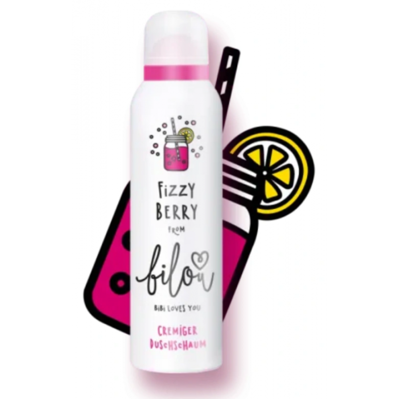 Пінка для душу ягідна шипучка Bilou Fizzy Berry 200 мл Пінка для душу ягідна шипучка Bilou Fizzy Berry 200 мл