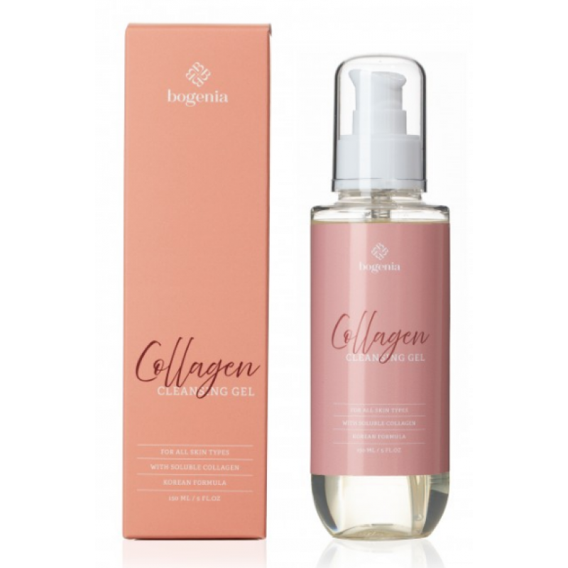 Гель для вмивання BOGENIA Collagen Cleansing Gel 150 мл Гель для вмивання BOGENIA Collagen Cleansing Gel 150 мл