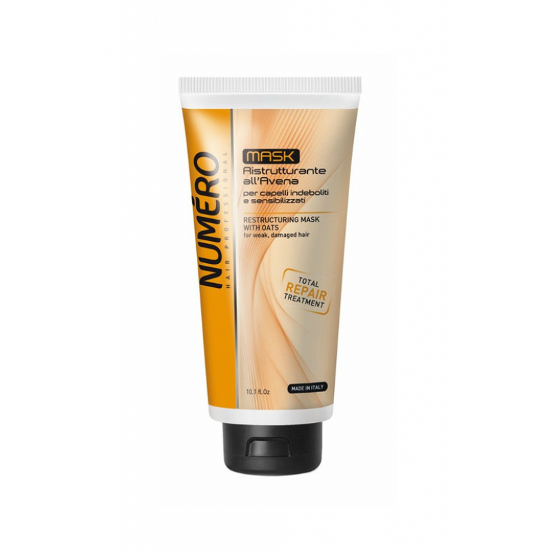 Відновлююча маска для волосся з екстрактом вівса Brelil Numero 300 мл Відновлююча маска для волосся з екстрактом вівса Brelil Numero 300 мл