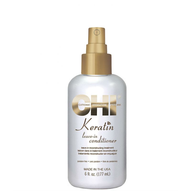 Спрей-кондиціонер для відновлення волосся незмивний CHI Keratin Leave-in Tretment Conditioner 177 мл Спрей-кондиціонер для відновлення волосся незмивний CHI Keratin Leave-in Tretment Conditioner 177 мл