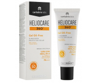 Сонцезахисний гель на водній основі з матуючим ефектом для жирної та комбінованої шкіри SPF50 Cantabria Labs Heliocare 360º GEL OIL-FREE SPF50 / Cantabria Labs