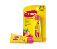 Бальзам для губ "Клубника" в тубе Carmex Lip Balm Tube Strawberry SPF 15, 10 гр Бальзам для губ "Клубника" в тубе Carmex Lip Balm Tube Strawberry SPF 15, 10 гр