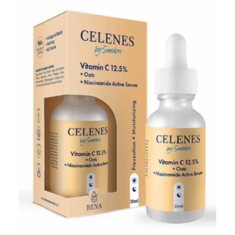 Сироватка для обличчя з вітаміном С Celenes Vitamin C 12.5% 30 мл Сироватка для обличчя з вітаміном С Celenes Vitamin C 12.5% 30 мл