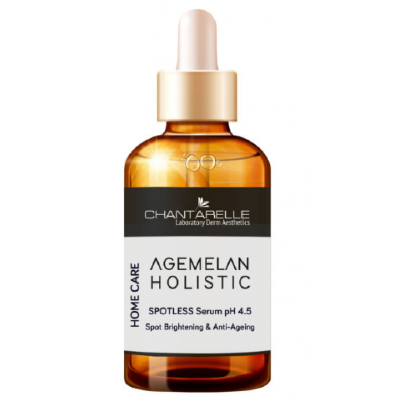 Омолоджувальна сироватка, що освітлює, рН 4,5 Chantarelle AGEMELAN HOLISTIC Face Body Spotless Serum pH 4.5 30 мл Омолоджувальна сироватка, що освітлює, рН 4,5 Chantarelle AGEMELAN HOLISTIC Face Body Spotless Serum pH 4.5 30 мл