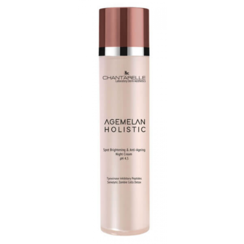 Омолоджувальний нічний крем, що освітлює Chantarelle AGEMELAN HOLISTIC Night Cream pH 4.5 50 мл Омолоджувальний нічний крем, що освітлює Chantarelle AGEMELAN HOLISTIC Night Cream pH 4.5 50 мл