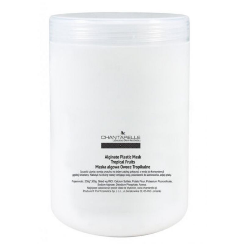 Альгінатна маска з ароматом тропічних фруктів з ефектом, що моделює Chantarelle Alginate Plastic Mask Tropical Fruits, 350 гр Альгінатна маска з ароматом тропічних фруктів з ефектом, що моделює Chantarelle Alginate Plastic Mask Tropical Fruits, 350 гр