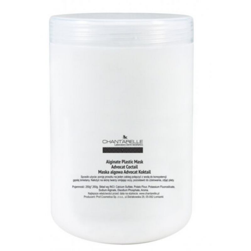 Альгінатна маска для сухої, чутливої шкіри з ароматом коктейлю Адвокат Chantarelle Advocat Coctail Plastic Mask 350 g Альгінатна маска для сухої, чутливої шкіри з ароматом коктейлю Адвокат Chantarelle Advocat Coctail Plastic Mask 350 g