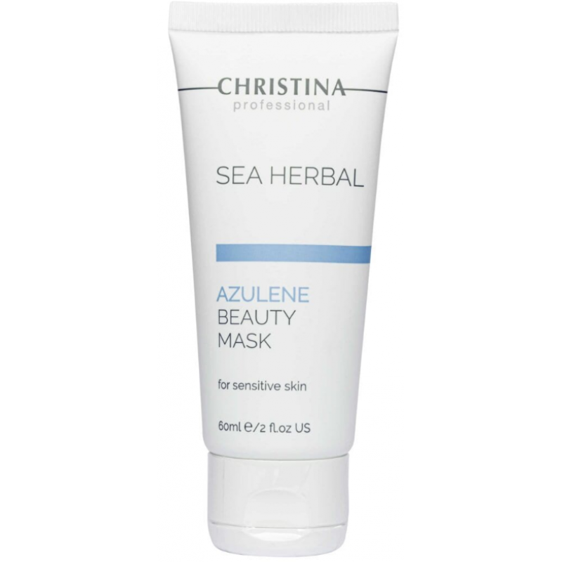 Азуленова маска для чутливої шкіри Christina Sea Herbal Beauty Mask Azulene Азуленова маска для чутливої шкіри Christina Sea Herbal Beauty Mask Azulene