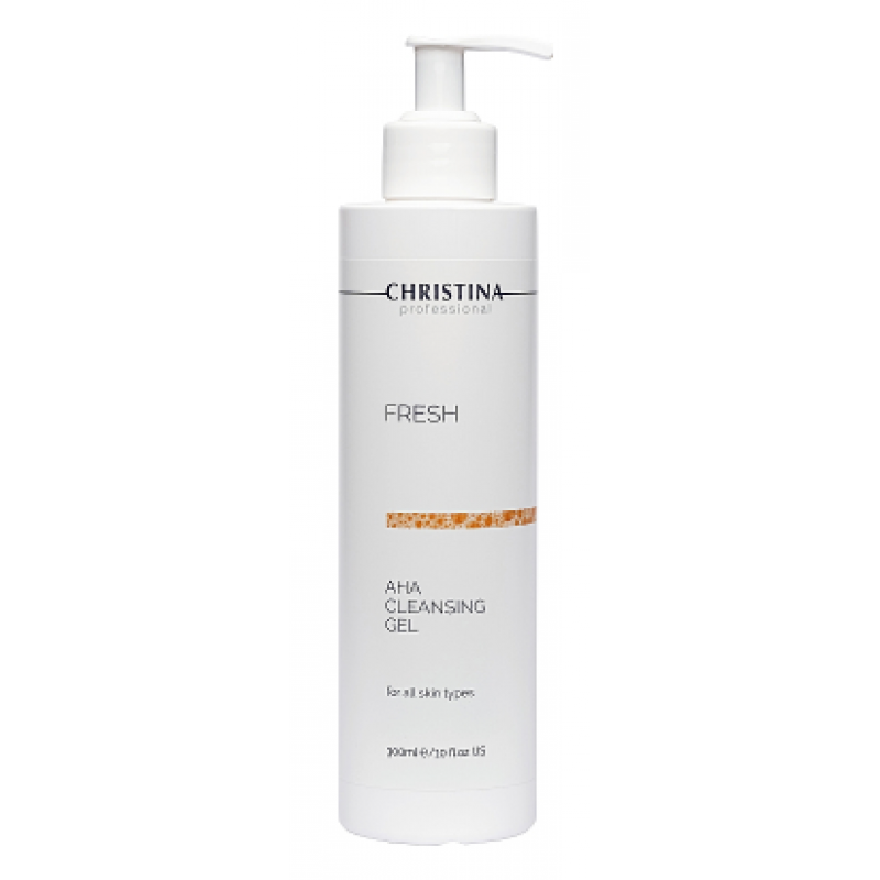 Очищающий гель с фруктовыми кислотами для всех типов кожи Christina Fresh AHA Cleansing Gel, 300 мл Очищающий гель с фруктовыми кислотами для всех типов кожи Christina Fresh AHA Cleansing Gel, 300 мл