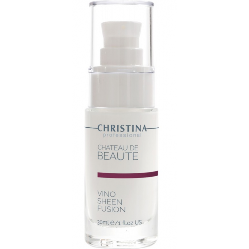 Флюїд на основі екстрактів винограду Пишність Christina Chateau de Beaute Vino Sheen Fusion, 30 мл Флюїд на основі екстрактів винограду Пишність Christina Chateau de Beaute Vino Sheen Fusion, 30 мл