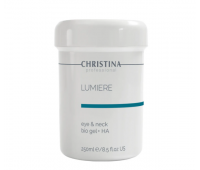 Гель Луміре з гіалуроновою кислотою для очей та шиї Christina Eye Neck Bio Gel + HA — Lumiere 250 мл Гель Луміре з гіалуроновою кислотою для очей та шиї Christina Eye Neck Bio Gel + HA — Lumiere 250 мл