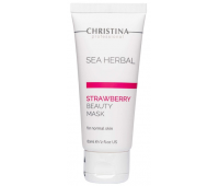 Полунична маска краси для нормальної шкіри Christina Sea Herbal Beauty Mask Strawberry