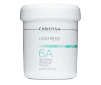 Масажний крем-релакс для обличчя Christina Unstress Relaxing Massage Cream (Step 6A) 500 мл
