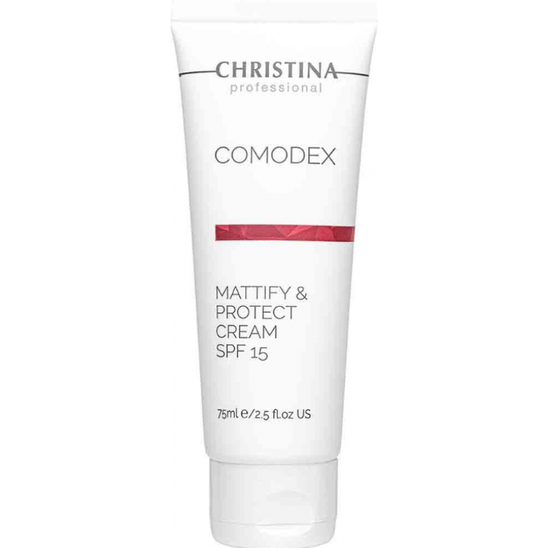 Матуючий крем з захистом від сонця Christina Comodex Mattifying SunScreen SPF-15, 75 мл Матуючий крем з захистом від сонця Christina Comodex Mattifying SunScreen SPF-15, 75 мл