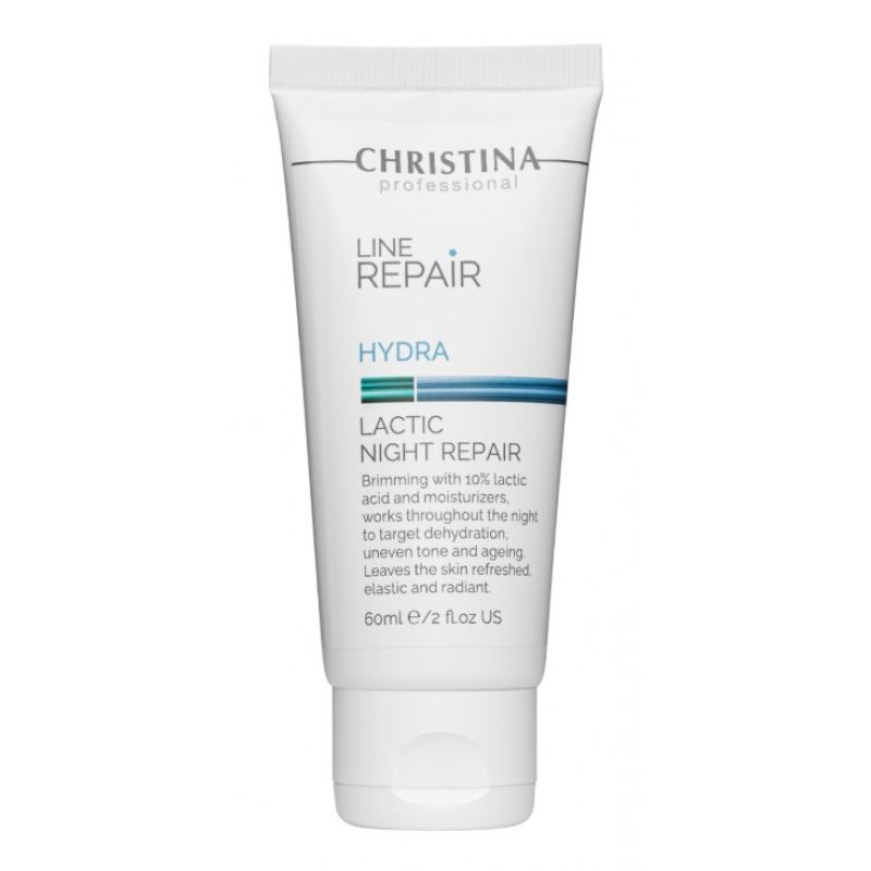 Нічний крем для обличчя з молочною кислотою Christina Line Repair Hydra Lactic Night Repair 60 мл Нічний крем для обличчя з молочною кислотою Christina Line Repair Hydra Lactic Night Repair 60 мл
