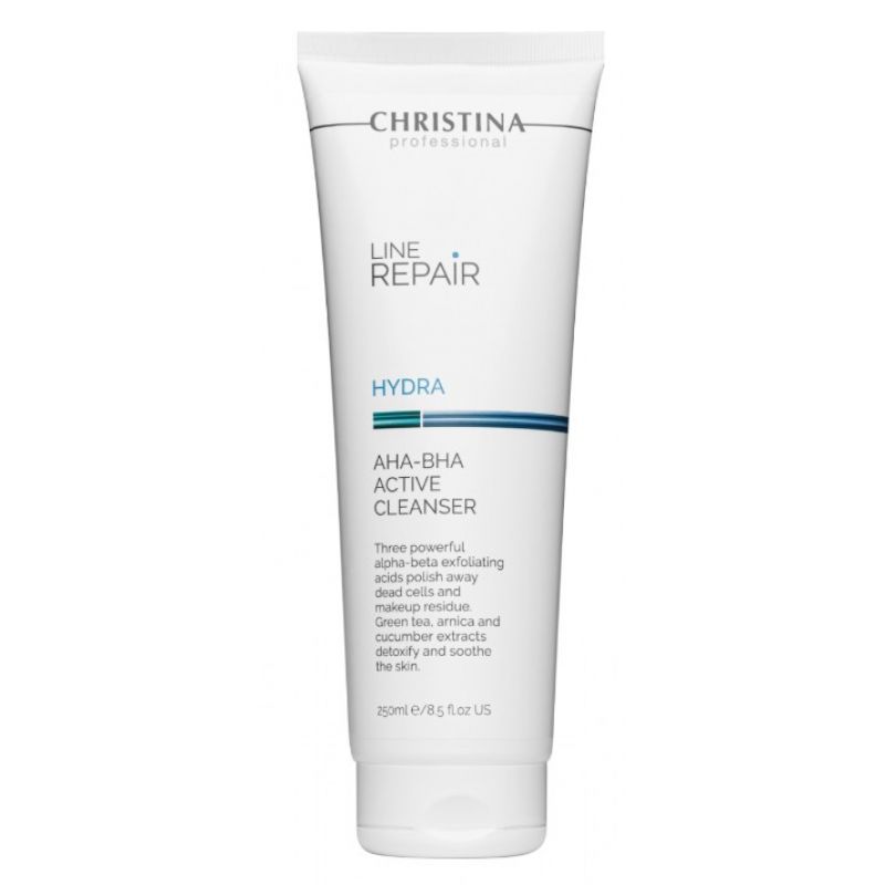Очищувальний гель з AHA-BHA кислотами для обличчя Christina Line Repair Hydra AHA-BHA Active Cleanser 250 мл Очищувальний гель з AHA-BHA кислотами для обличчя Christina Line Repair Hydra AHA-BHA Active Cleanser 250 мл