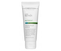 Скраб із целюлозою деревинною для обличчя Christina Line Repair Nutrient Wood Pulp Scrub 75 мл
