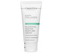 Зволожуючий крем із плацентою, ензимами, колагеном та еластином для жирної та комбінованої шкіри Christina Elastin Collagen With Vitamins A, E HA Moisture Cream Зволожуючий крем із плацентою, ензимами, колагеном та еластином для жирної та комбінованої шкіри Christina Elastin Collagen With Vitamins A, E HA Moisture Cream
