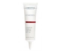 Захисний крем для обличчя з тоном для обличчя Christina Comodex Cover Shield Cream SPF 20, 30 мл 