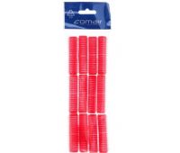 Бігуді-липучки Jumbo D12мм (12 шт/уп) червоні Comair 3011883