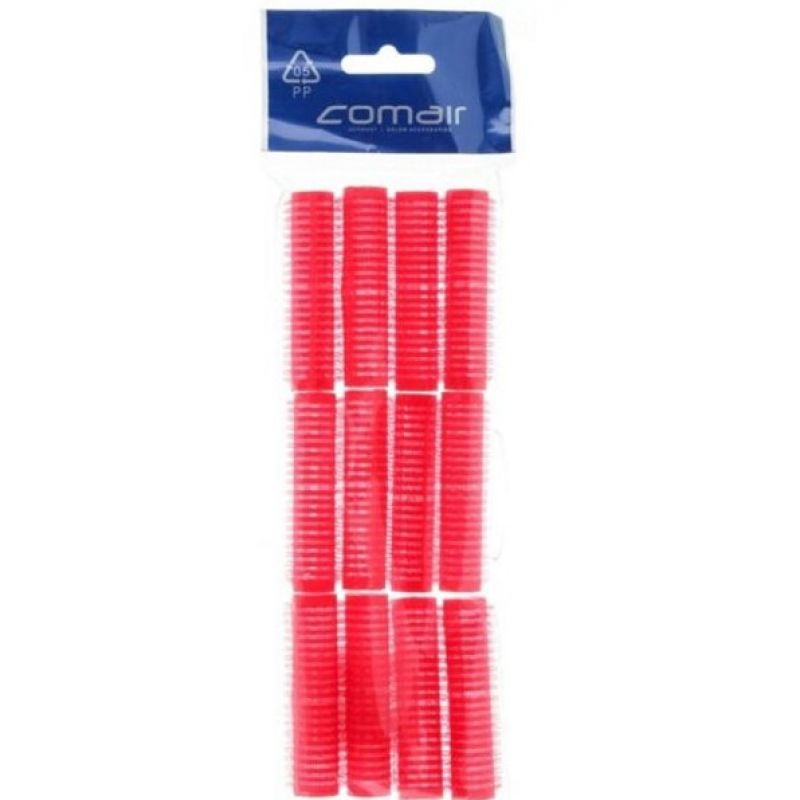 Бігуді-липучки Jumbo D12мм (12 шт/уп) червоні Comair 3011883 Бігуді-липучки Jumbo D12мм (12 шт/уп) червоні Comair 3011883