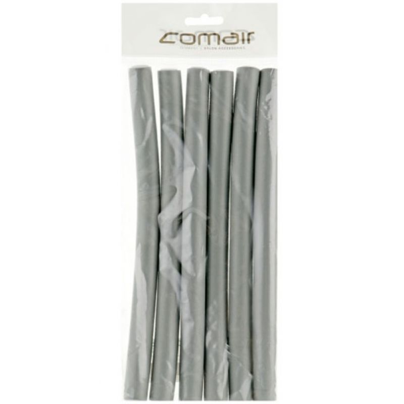 Бігуді-папілетки Flex короткі 170мм D19мм (6шт/уп) сірі Comair 3011751 Бігуді-папілетки Flex короткі 170мм D19мм (6шт/уп) сірі Comair 3011751