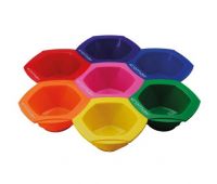 Комплект різнокольорових мисок для розмішування фарби середні 1шт Comair 7001240