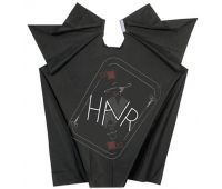 Накидка Hair нейлонова чорна еластичний комір 110х140 см Comair 3040264 