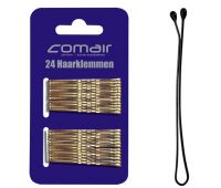 Невидимки Claassik рифлені чорні 48мм (24 шт/уп) Comair 3150085